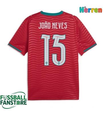 Portugal Joao Neves #15 Replik Heimtrikot WM 2026 Kurzarm